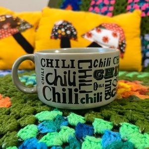 Vintage chili soup bowl/mug